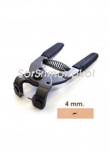 Pro-diamond shape hole punch 4mm single 