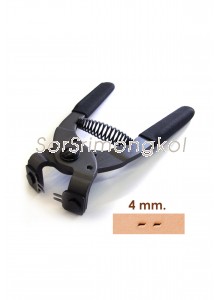 Pro-diamond shape hold punch 4mm 2-prong 